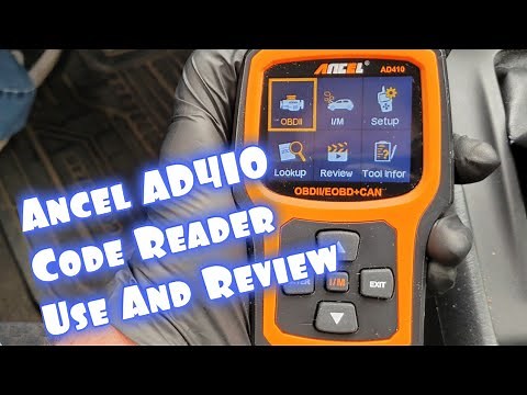 How To Use The Ancel AD410 Code Reader And Review - Check Engine Light