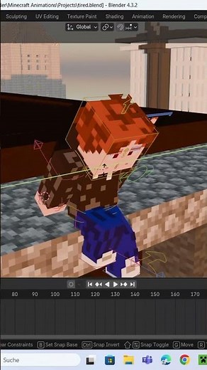 How to make Minecraft animation shorts in Blender!