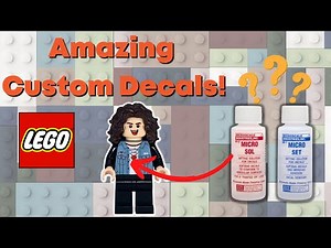 How to Use Micro Sol and Micro Set to Improve LEGO Decals