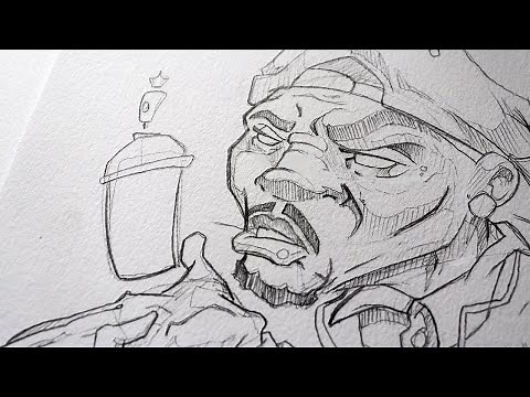 How To Draw A Graffiti Character