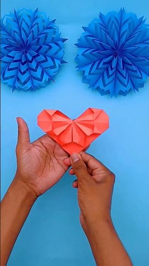 💖 Easy Paper Heart Craft 🌸 Beautiful DIY Decoration Ideas for Beginners
