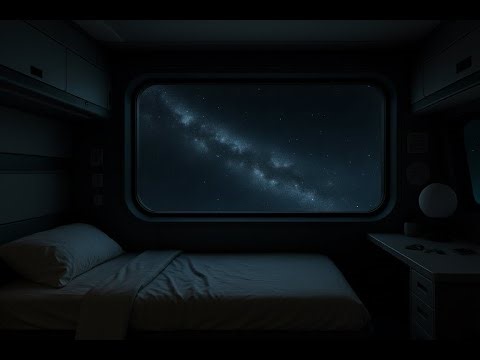 Spaceship Crew Cabin Lights Out – Deep Space Sleep Ambience (8 Hours)