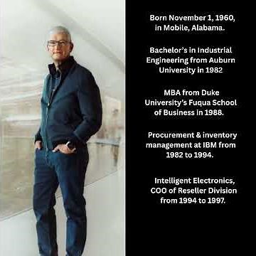 Tim Cook of Apple - Career Series - How To Become a CEO: PART 1