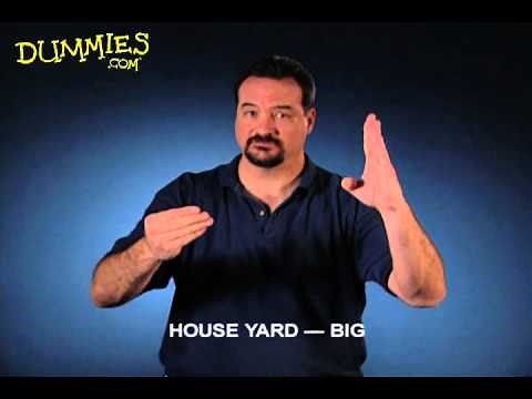 How to Sign about the House in American Sign Language (ASL) - For Dummies