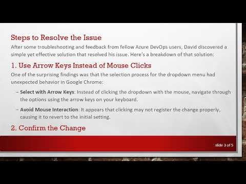 Resolving the Run this task Dropdown Issue in Azure DevOps