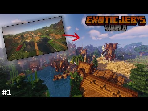 UPGRADING EVERY VILLAGER HOUSE – Librarian and Cleric Edition | Minecraft Survival