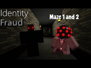 How to complete maze 1 and 2 in Identity Fraud Revamp (Part 1) (Roblox)