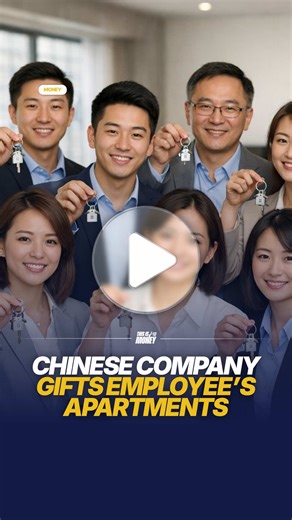 A Chinese company gifted 18 employees fully owned apartments measuring between 100 and 150 square meters, all situated within five kilometers of its office - as a reward for workers with at least five years of service, replacing traditional cash bonuses. The CEO explained that this strategy is designed to promote long-term commitment, retain essential talent, and provide lasting stability rather than short-term financial incentives. #ThisIsMoney #Money #News #Business