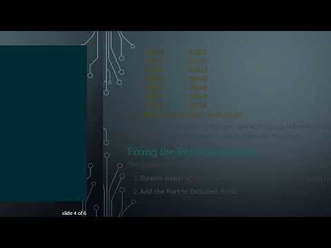 Resolving Permission Errors When Using Ports Not Shown in Netstat