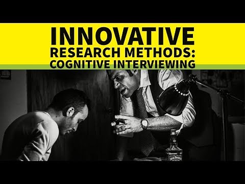 Qualitative interview - the cognitive interviewing method