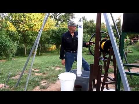 How To Use A Well Bucket by Hand or Windlass