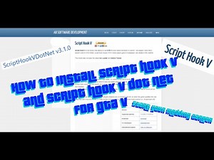 How To Install Script Hook V And Script Hook V Dot Net For GTA V