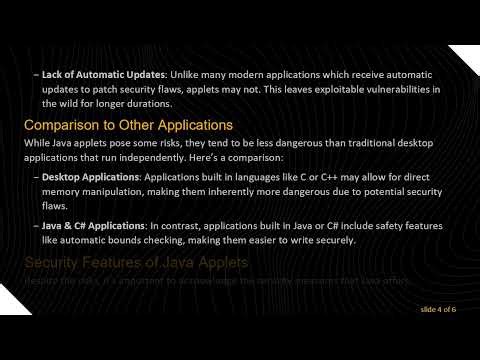 Are Java Applets a Security Risk? Understanding the Dangers and Safety Measures
