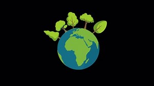 Eco Planet Animationgreen Earth Tree Motion Stock Footage Video (100% Royalty-free) 1081719164 | Shutterstock