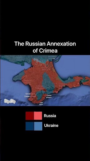 The Russian Annexation of Crimea explained by Google Earth