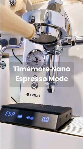 Weighing Scale on Espresso Mode: Timemore Black Mirror Nano #espresso #weighingscale