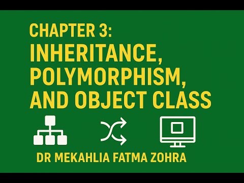 📚☕🌳🔄 Chapter 3: Inheritance, Polymorphism & Java Object Class