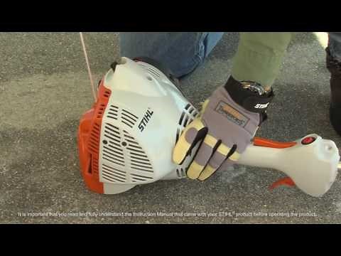 STIHL FS 40 C E Trimmer How to Start
