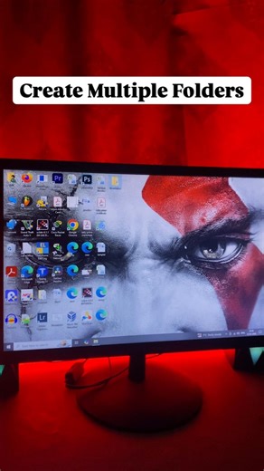 Create 100 Folders in 1 Second! ⚡ | One Simple Windows Command #Shorts #windows11 #windowstips #pc