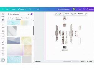 Editable Lipstick Packaging Box Template for Canva, Custom Lip Gloss Box Design, Printable Lip Balm Box Template, Diy Lipstick Box Templates - Etsy
