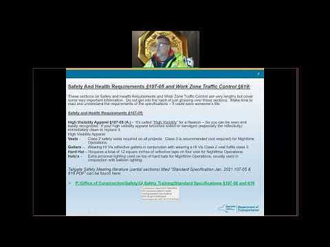 Training Video: Construction Inspector Safety 2021