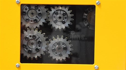 Cogs Gears Rotating Machine Stock Footage - Video of moving, interior: 450748848