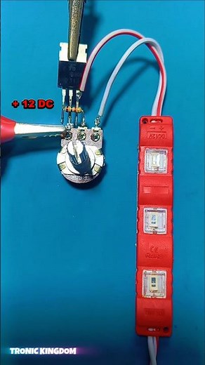 DIY LED Dimmer Using 50K Variable Resistor 🔥 | Control Any Light Easily!