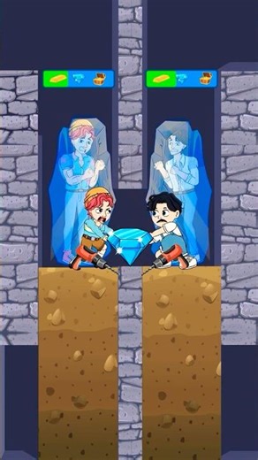 GOLD RUSH! ⛏️ Can BABY SAJA Save RUMI From The Greedy ABBY SAJA? #shorts