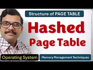 How Hashed Page Tables Work? | OS Paging & Memory Management | Hashed Page Table | OS