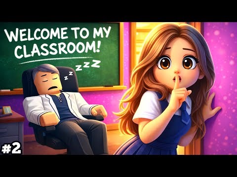 Teacher Sleeping In The Classroom| Roblox Escape The School Gameplay #2 