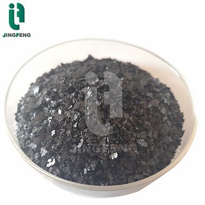 [Hot Item] Leonardite Source Humic Acid Powder 85% Water Solubility Animal Food Additives Fodder Black Shiny Flakes Sodium Humate
