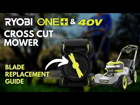 How To Replace the Blades - RYOBI Cross Cut Multi Blade System