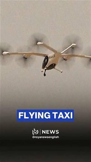 🇦🇪 Flying taxi takes to the skies at Dubai Airshow
