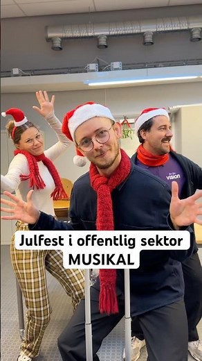 I betalt samarbete med @visionkanalen - Julfest i offentlig sektor musikal!