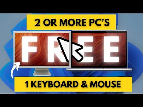 How To Control 2 Computers With 1 Keyboard & Mouse!