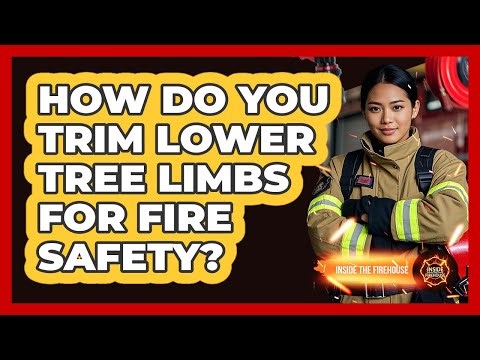 How Do You Trim Lower Tree Limbs For Fire Safety?