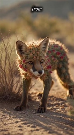 Cactus Fox – Resilient Plant-Animal Hybrid | Plantimals Universe