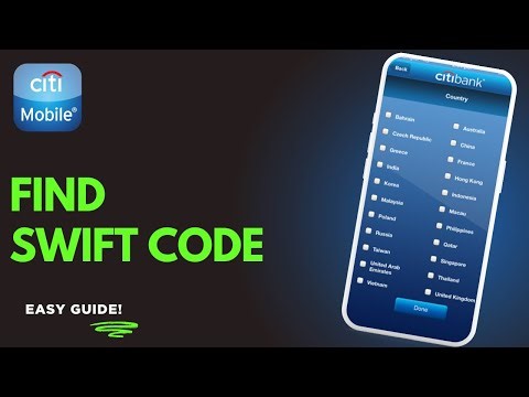 How To Find Citibank Swift Code !