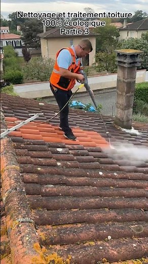 "Nettoyage toiture écologique : la vapeur, la solution 100% naturelle !"