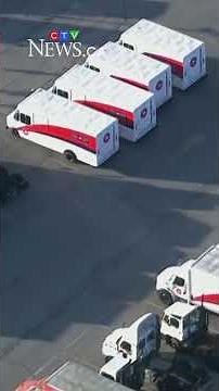 Striking Canada Post workers back on the picket lines ahead of a demonstration