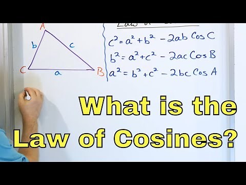 Law of Cosines - Formula, Examples & Proof - [2-20-4]