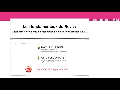 Les fondamentaux de Revit pour débuter un projet en BIM