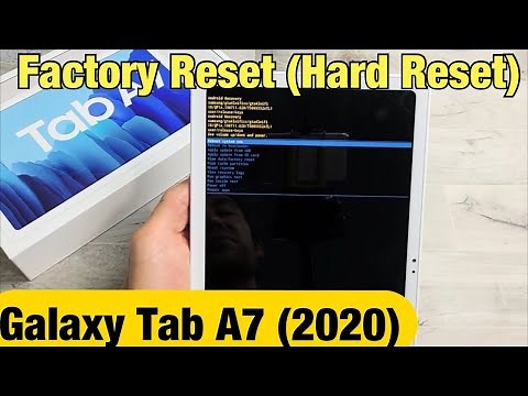 Galaxy Tab A7 (2020): How to Factory Reset (Hard Reset)