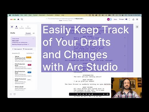 Easily Keep Track of Your Drafts and Changes with Arc Studio