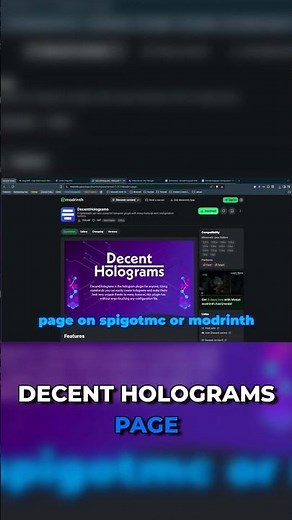 Get Started with DecentHolograms: Install the Plugin! #minecraft #minecraftplugins