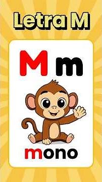 Aprende la Letra M | Sonido y Palabras para Niños | ¡Repite y Aprende Leyendo!