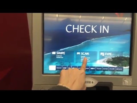 How to check in Delta Airlines Kios and get the air ticket
