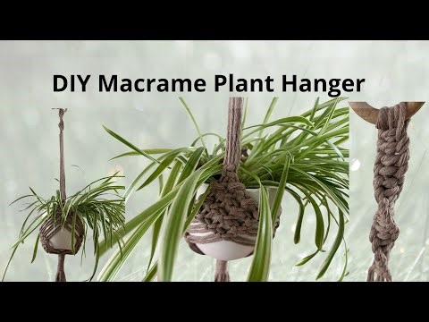 This Macrame Plant Hanger is Easier Than You Think!