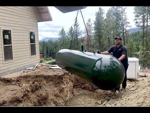 How to Install an Underground Propane Tank (in under 3 mins.)
