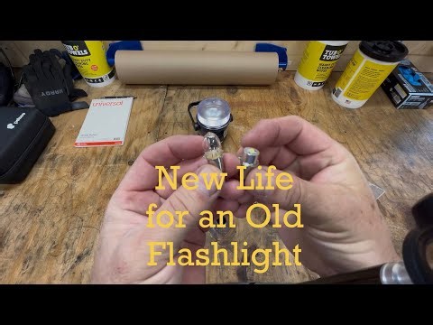 New life for old flashlights or other battery powered lanterns | LED flashlight conversion